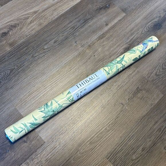 Thibaut wallpaper with birds tree scenery 839-T-6411 one roll - Picture 1 of 9